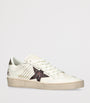 White Leather Ball Star Sneakers