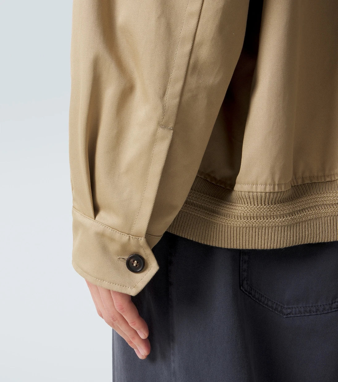 Miu Miu - Cotton twill blouson jacket