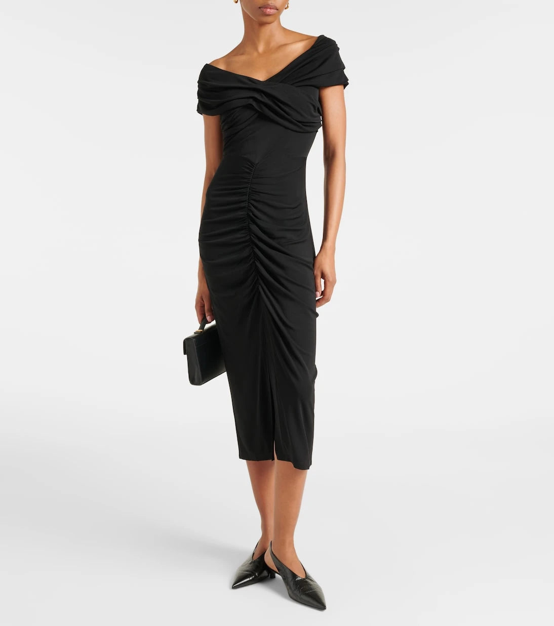 Diane von Furstenberg - Stephen ruched jersey midi dress