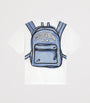 Dolce & Gabbana Kids Cotton Backpack Print Oversized T-Shirt (8-12 Years)
