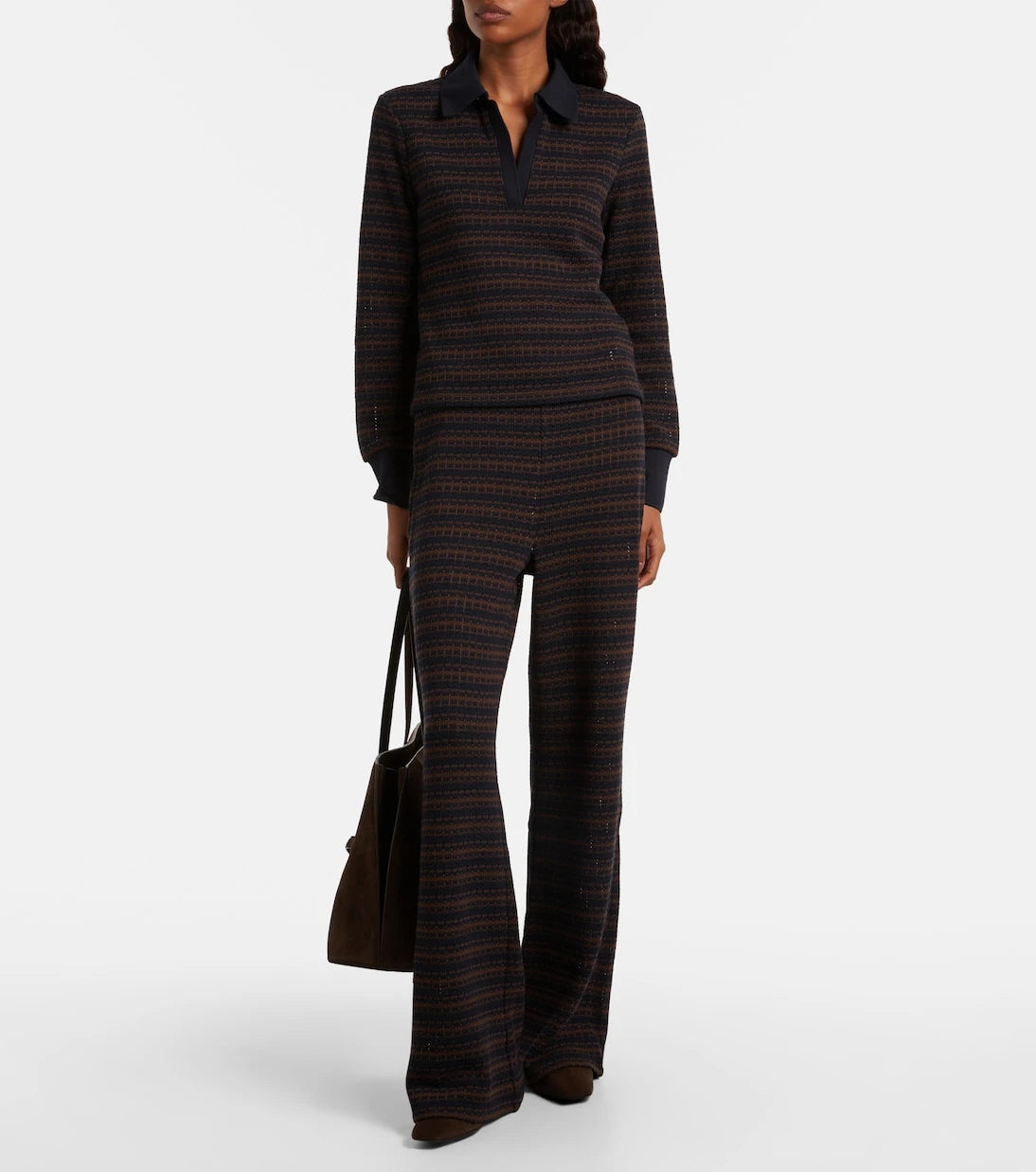 Veronica Beard - Yadira Kick knitted flared pants