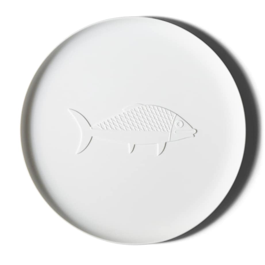 Cassina x Ginori 1735 Le Corbusier Collection Chandigarh Poisson Round Tray (35cm)