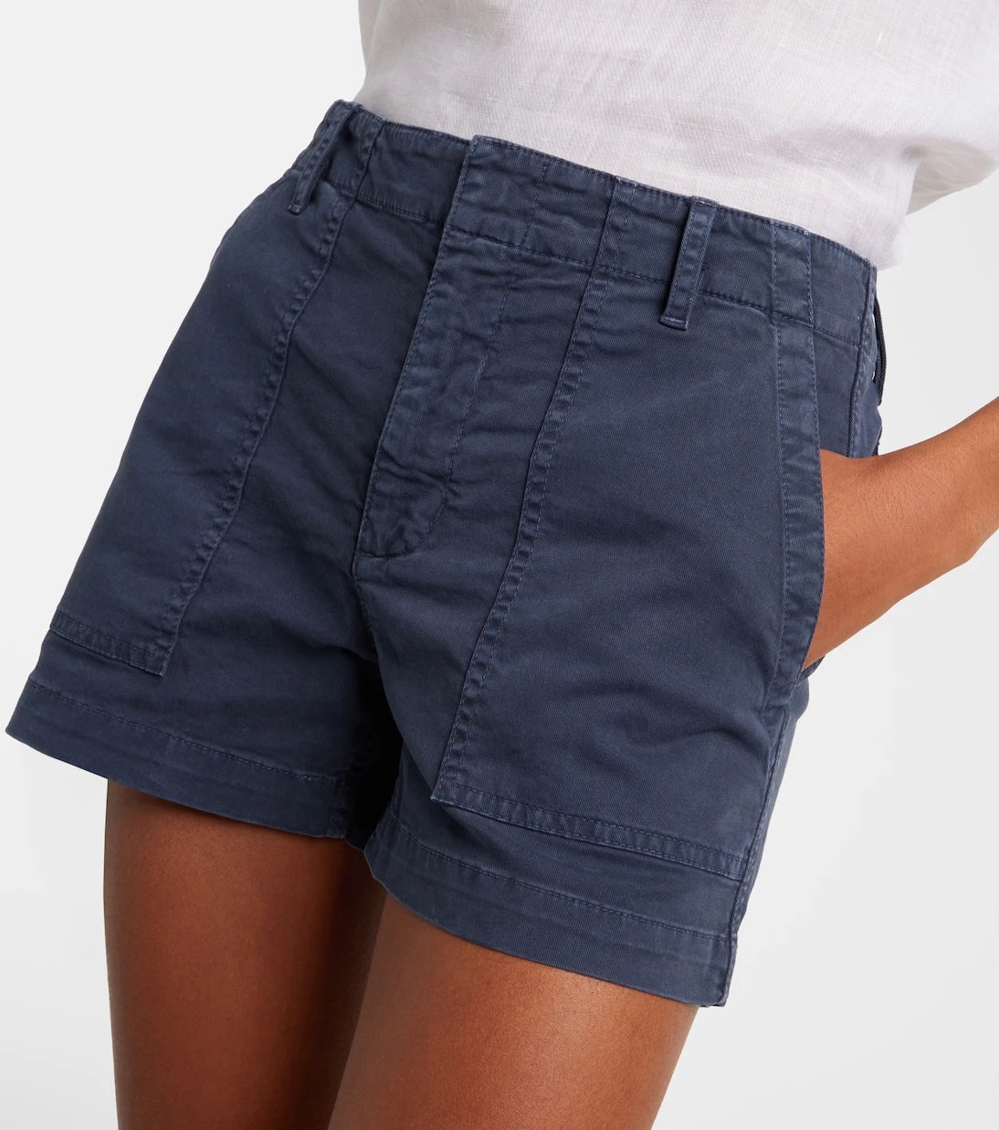 Nili Lotan - Utility cotton shorts