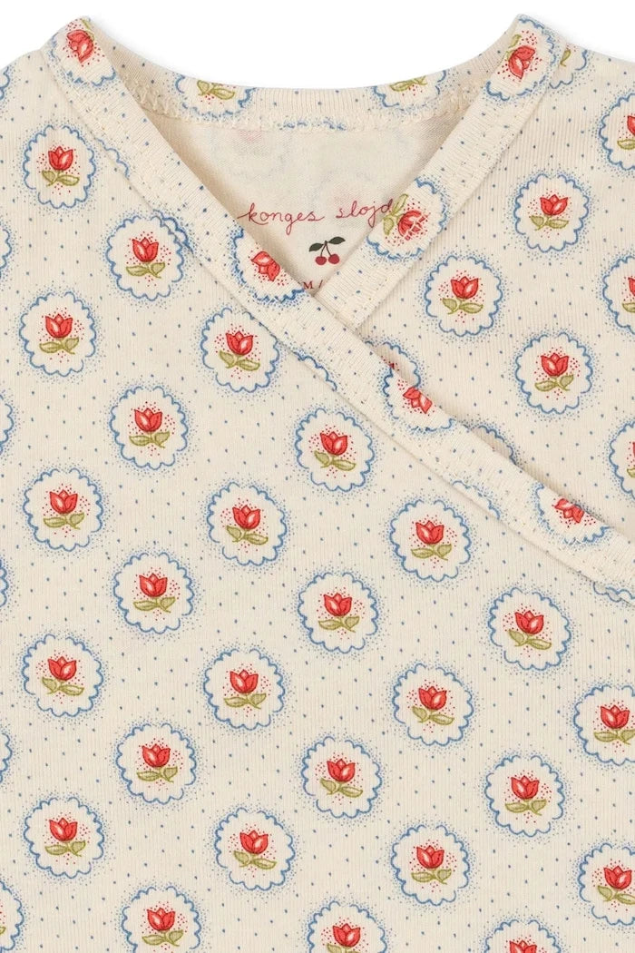 Бебешки ританки Konges Sløjd BASIC NEWBORN ONESIE GOTS