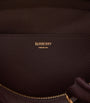 Burberry Brown Medium Check Highlands Top-Handle Bag