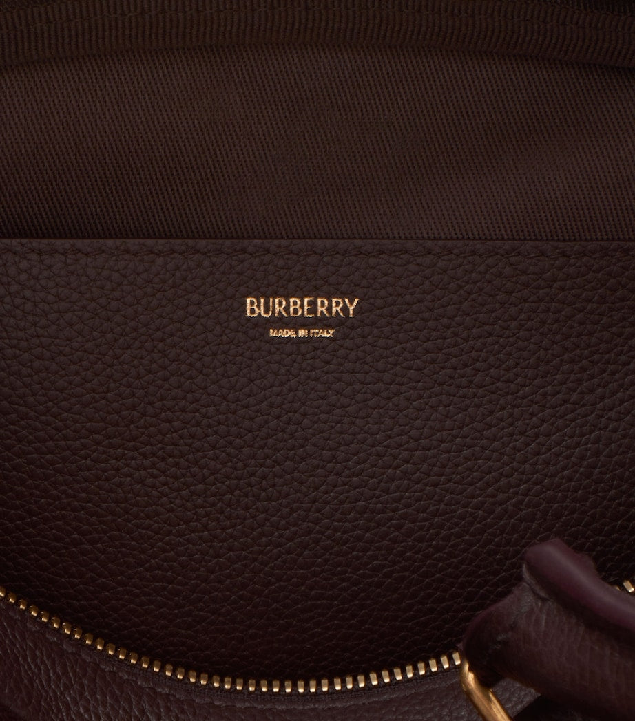 Burberry Brown Medium Check Highlands Top-Handle Bag