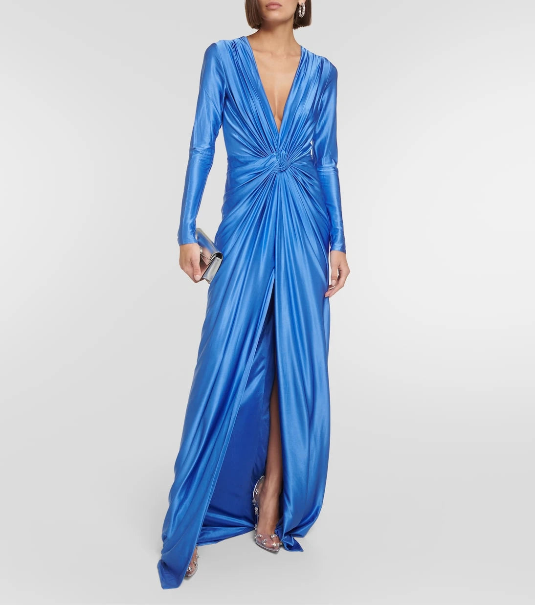 Costarellos - Swanson satin gown