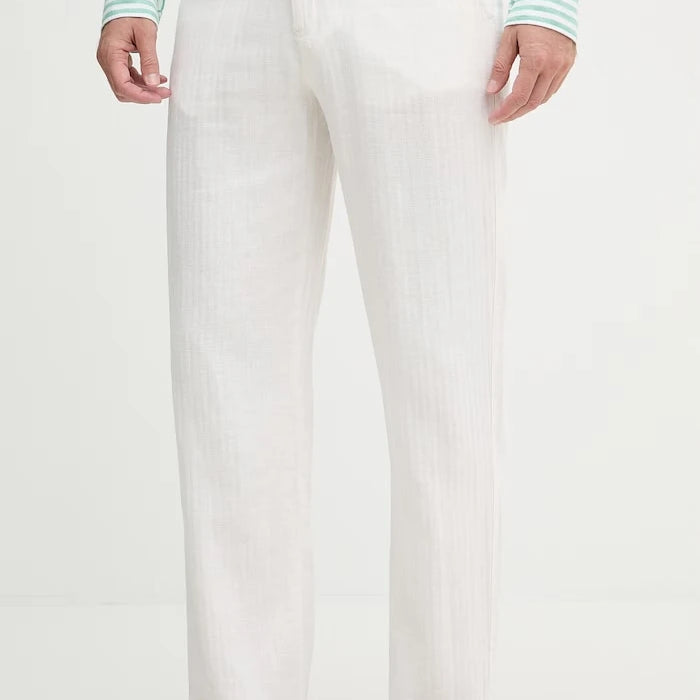 Lindbergh erkek keten karışımlı pantolon