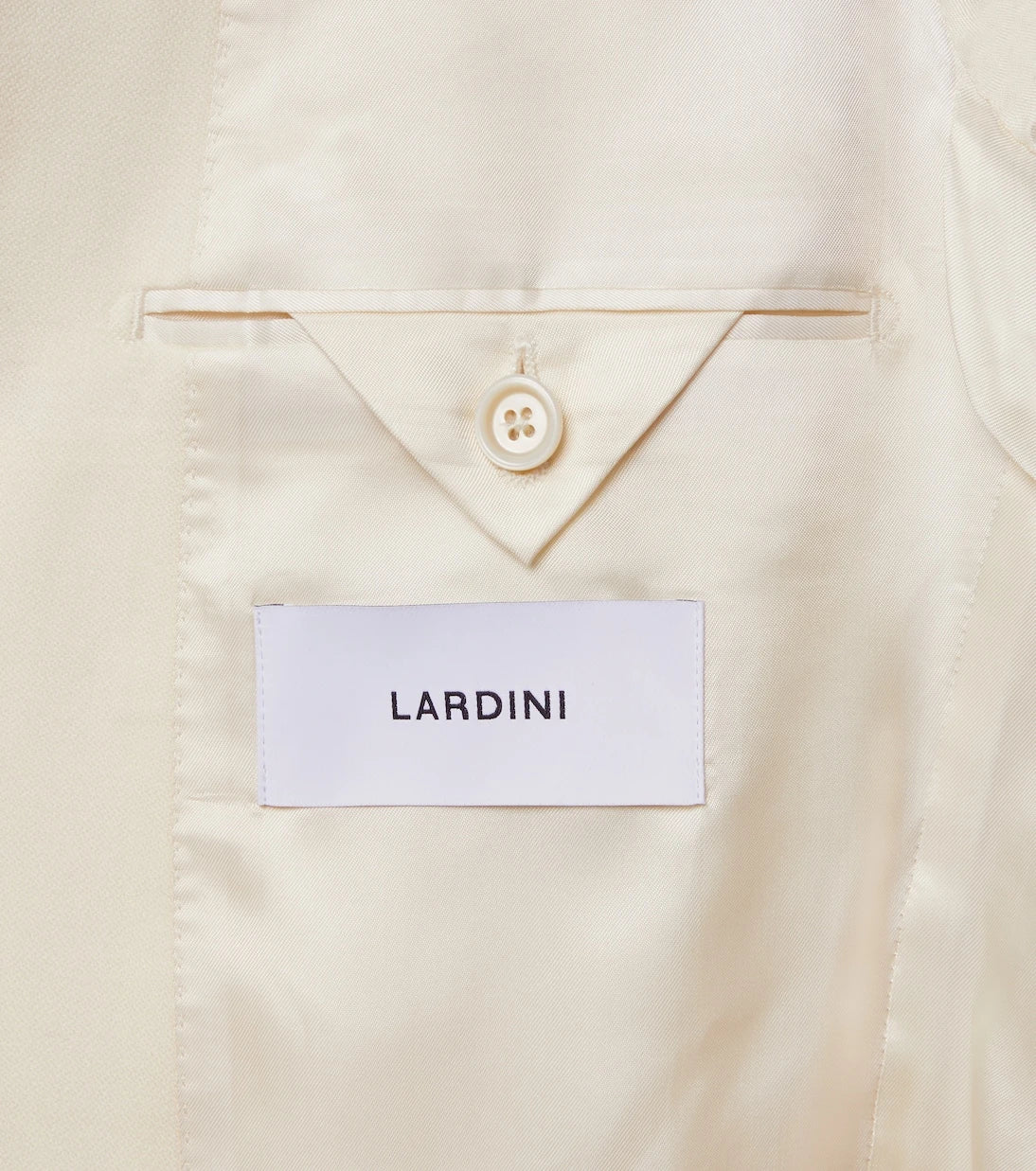 Lardini - بليزر من الصوف البكر بقصة صدر واحدة