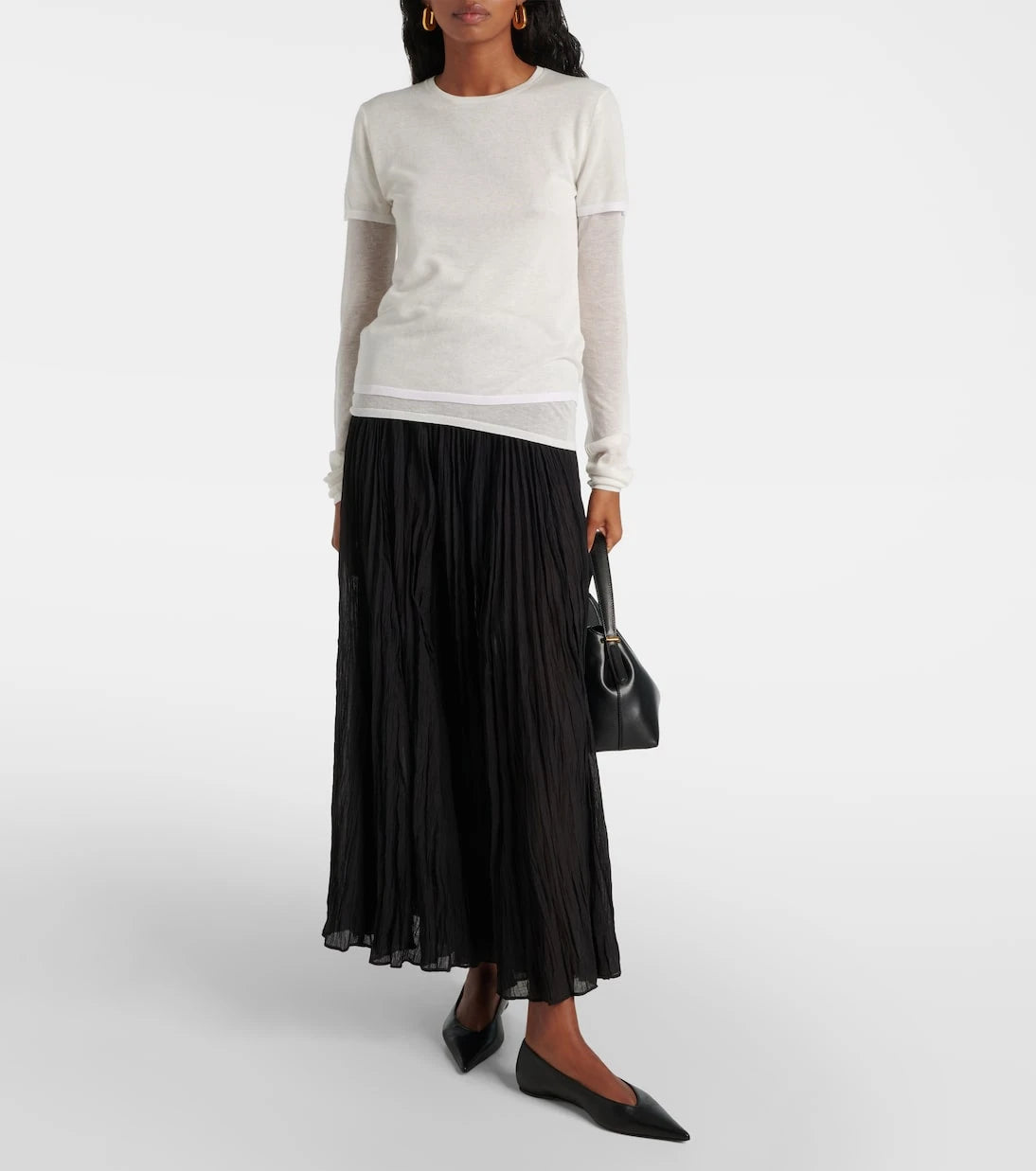 Toteme - Layered jersey top