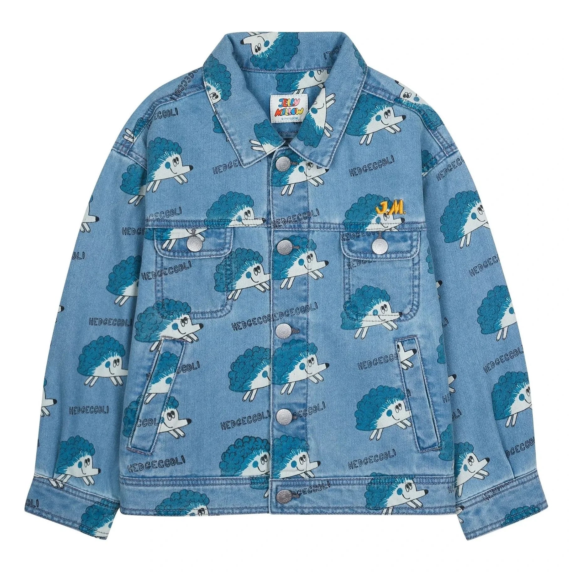 Jelly Mallow - Denim Hedgehog Jacket | Blue