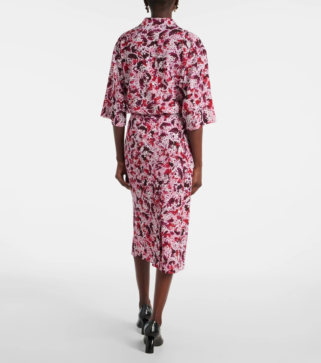 Dries Van Noten - Floral pencil skirt