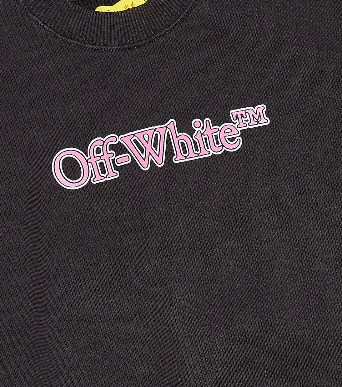 Off-White Kids - Big Bookish cotton jersey sweatshirt