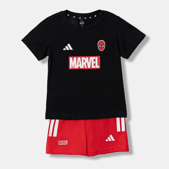 Детски памучен комплект adidas Marvel