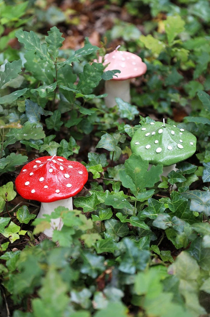 &k amsterdam Свещ без аромат Mushroom Dots