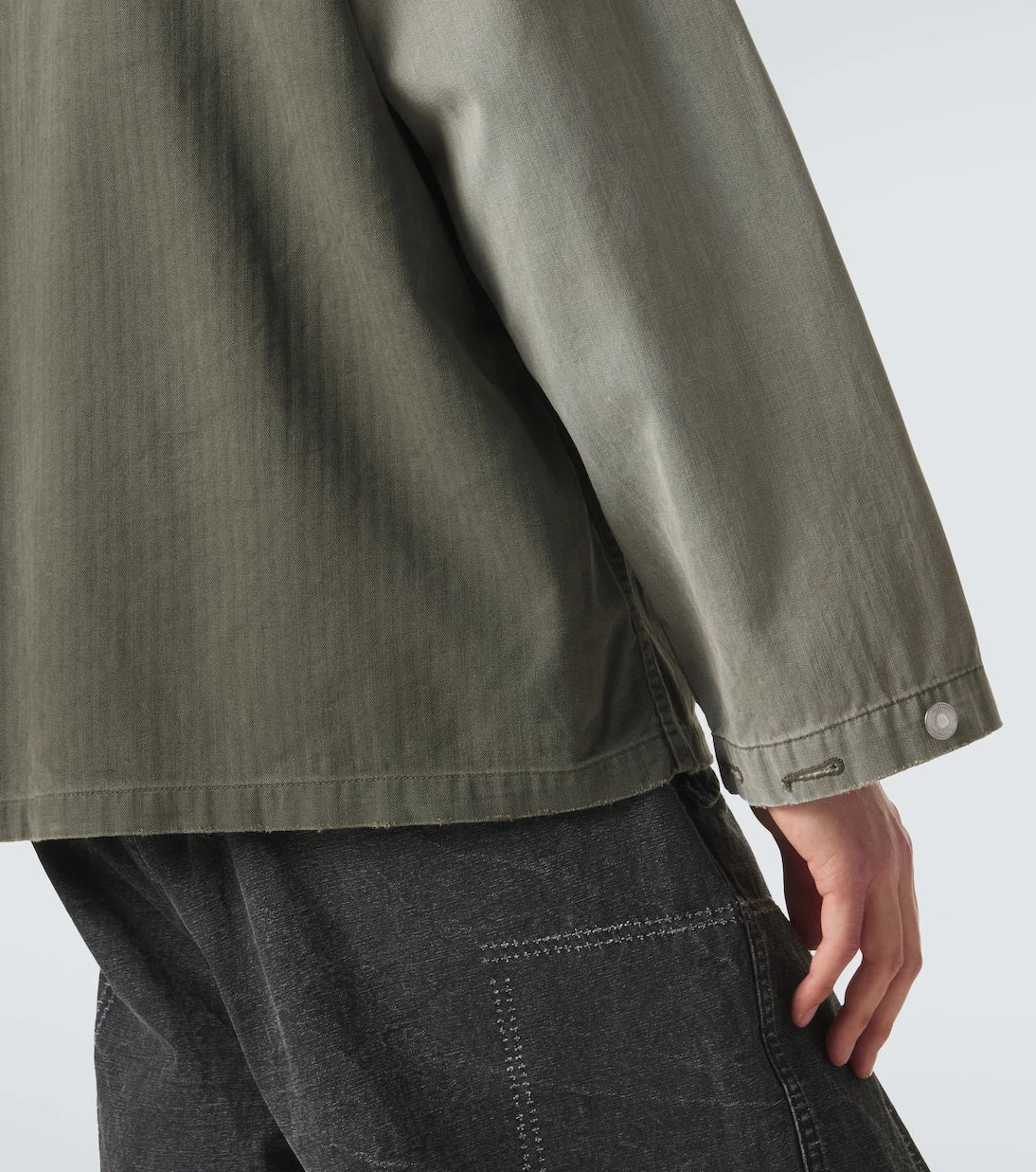 A.Presse - Paneled cotton jacket