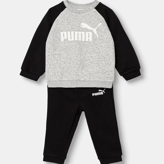 Puma pamuklu çocuk eşofman takımı MINICATS ESS Raglan Crew Se