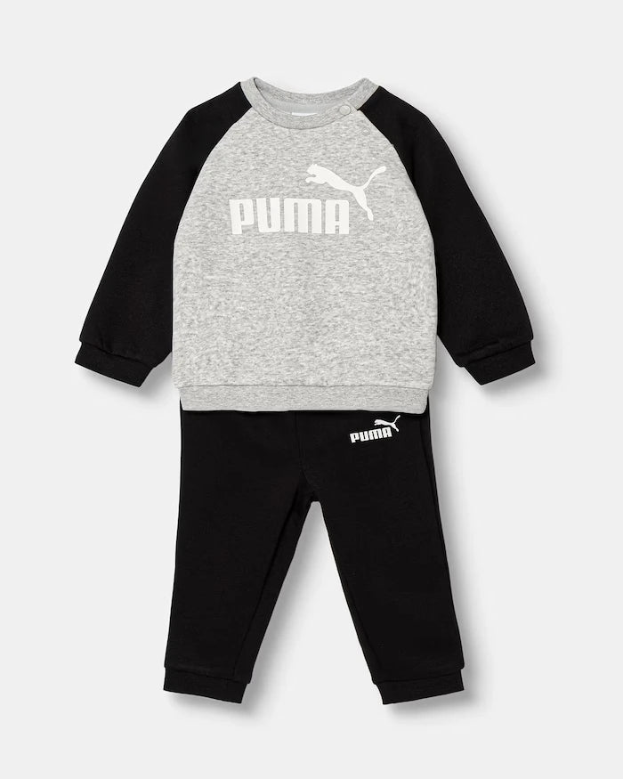 Puma pamuklu çocuk eşofman takımı MINICATS ESS Raglan Crew Se