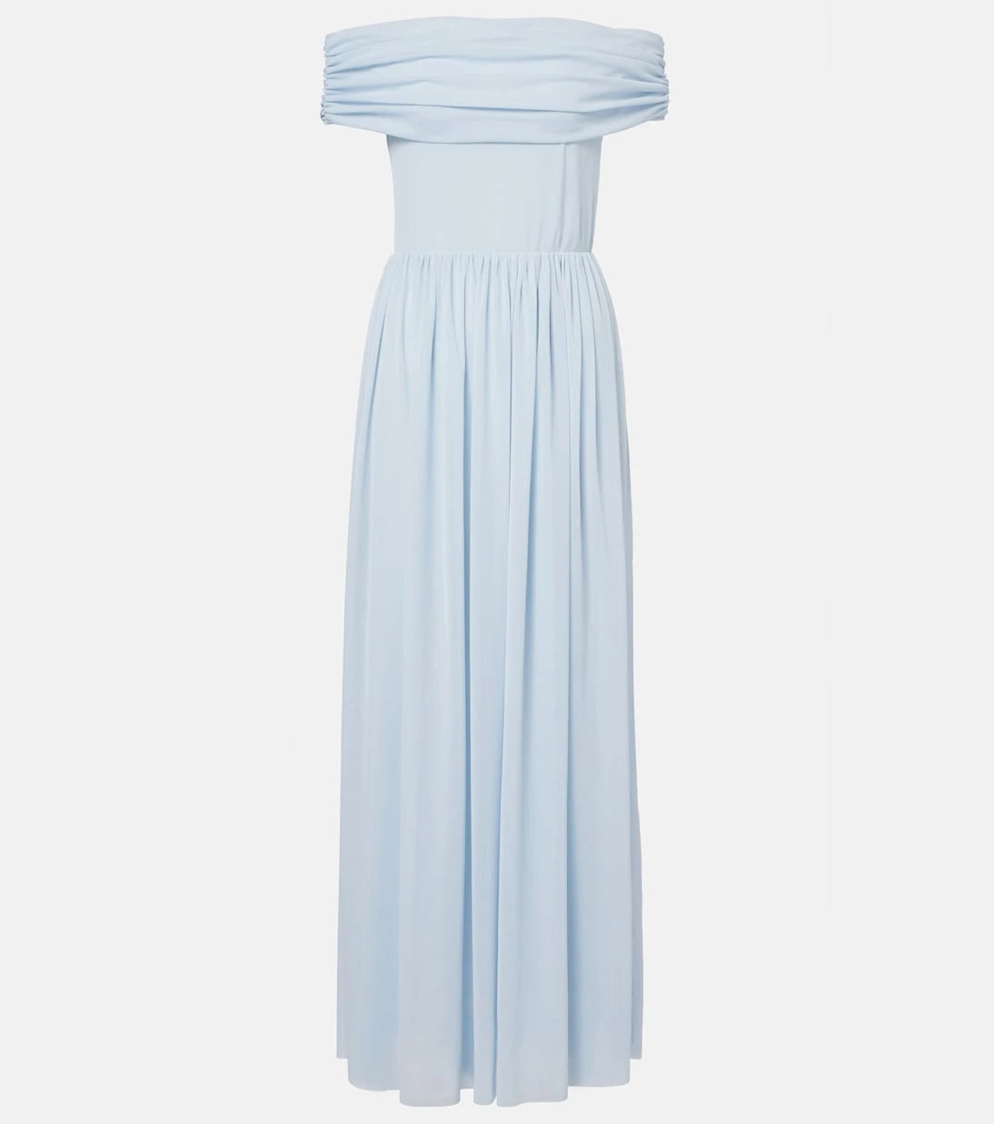 Rotate - Draped off-shoulder maxi dress
