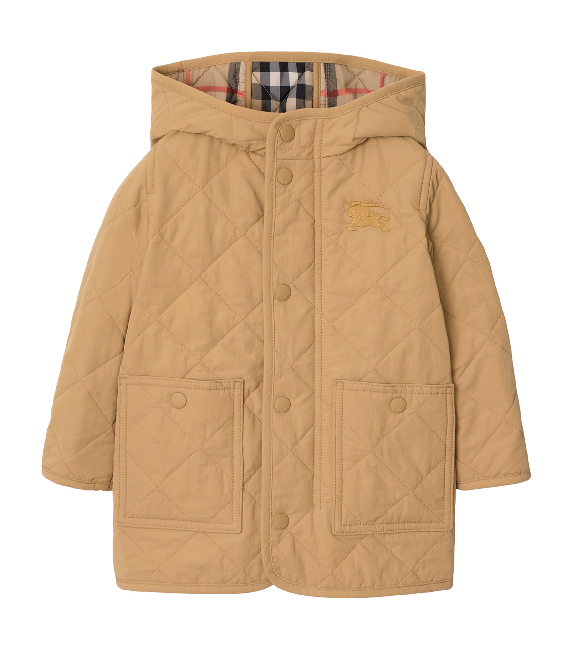 Burberry Kids Quilted EKD Coat (6-24 Months)