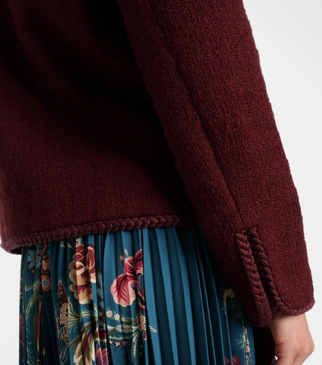 Etro - Double-breasted wool and mohair jacket