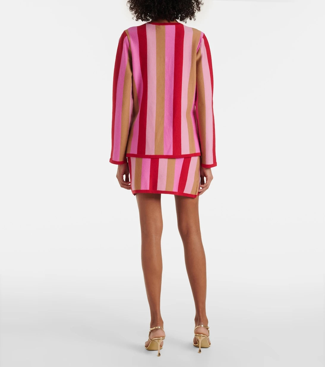 Rixo - Mirja striped wool-blend cardigan