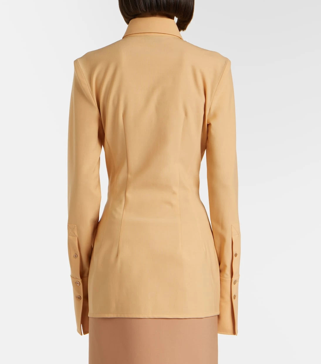 Mugler - Pleated shirt
