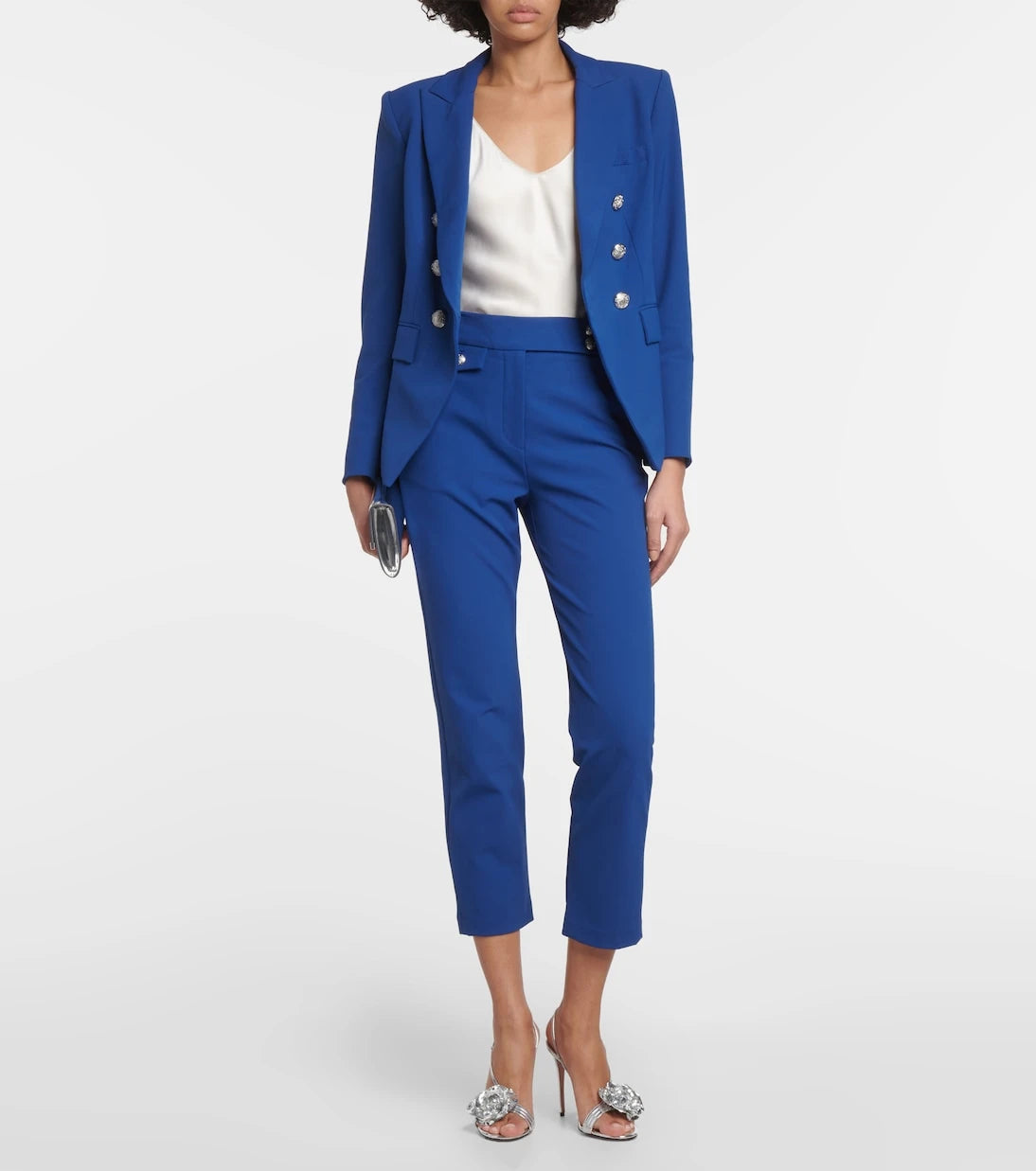 Veronica Beard - Renzo high-rise cropped slim pants