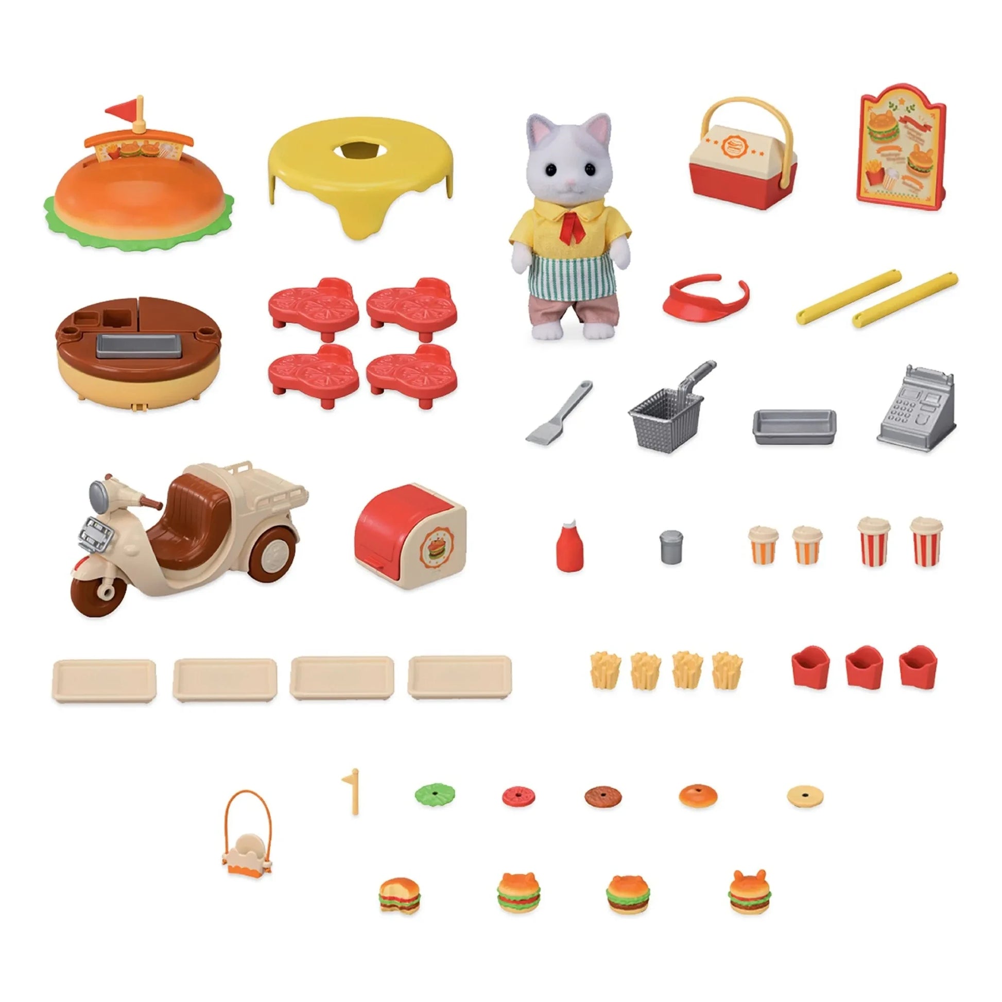 Sylvanian Families - The hamburger stand