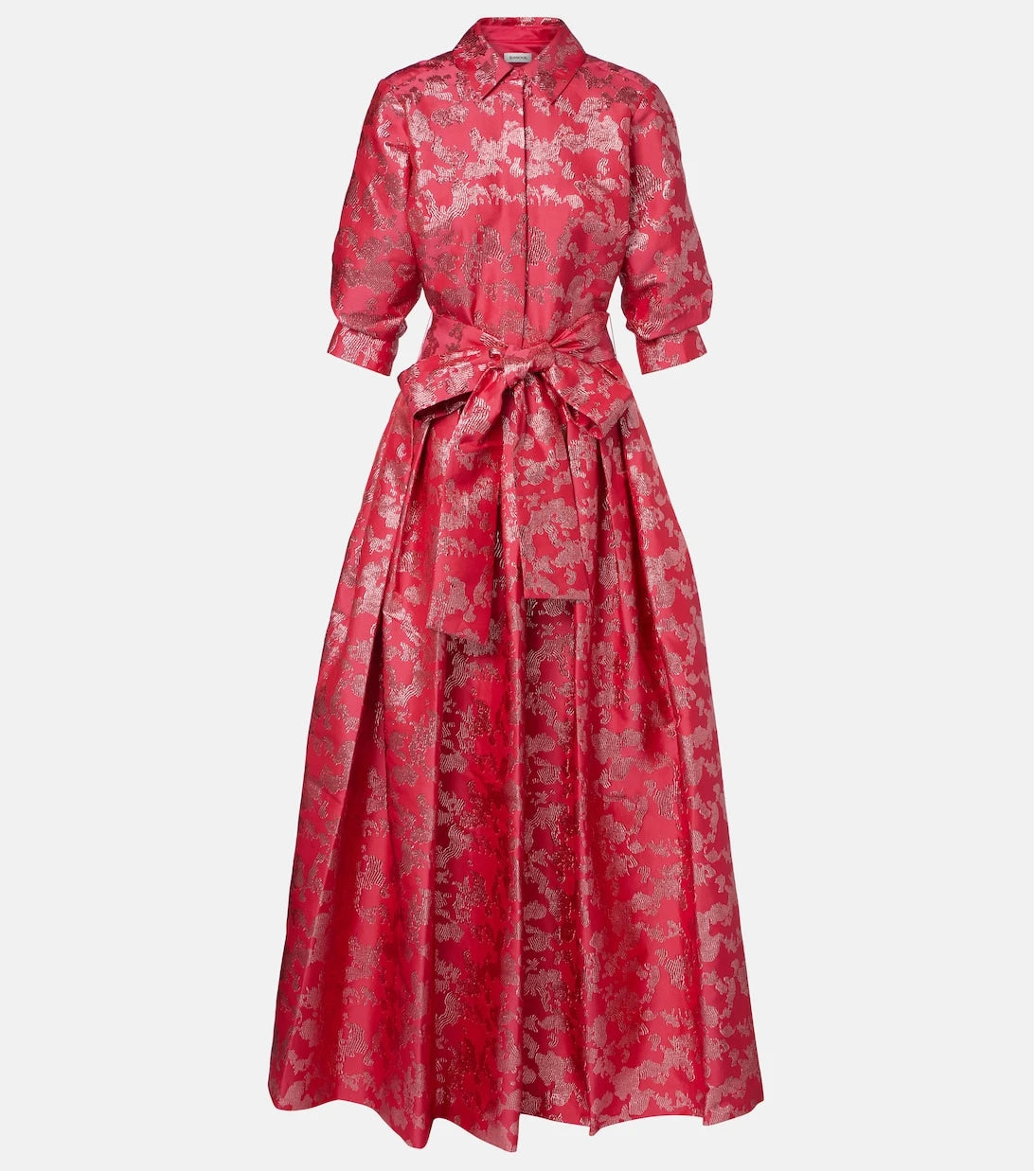 Simkhai - Julip belted jacquard gown