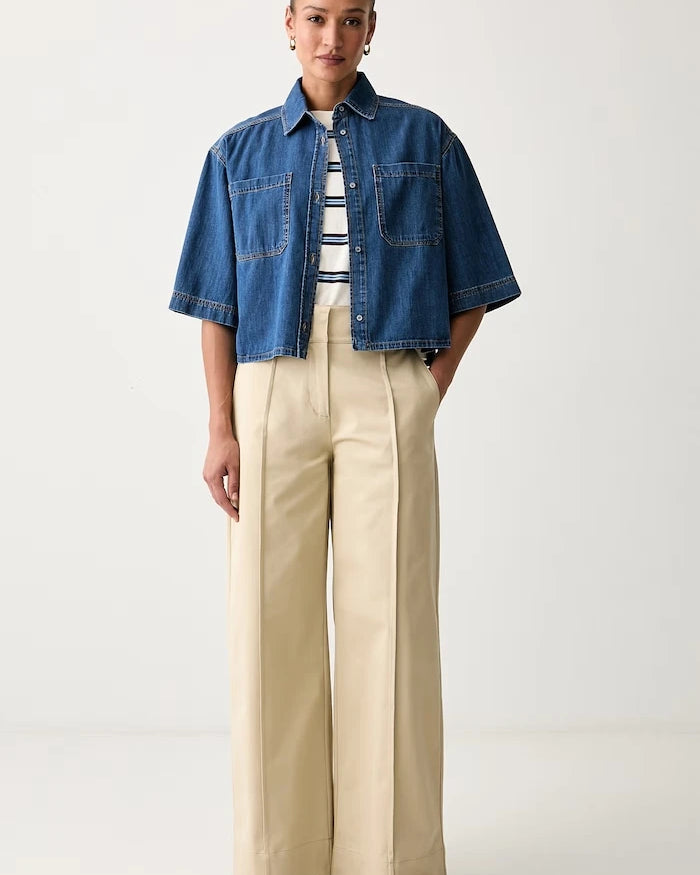 Weekend Max Mara Kadın Denim Gömlek WKDZANNATA