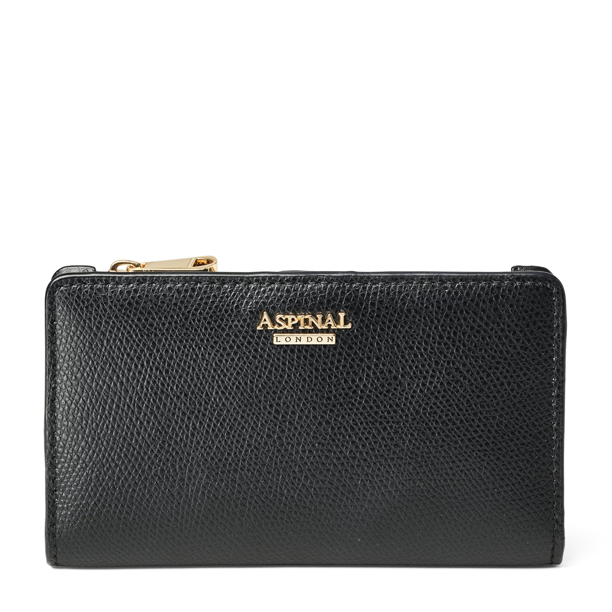 Black Small Leather Mayfair Purse