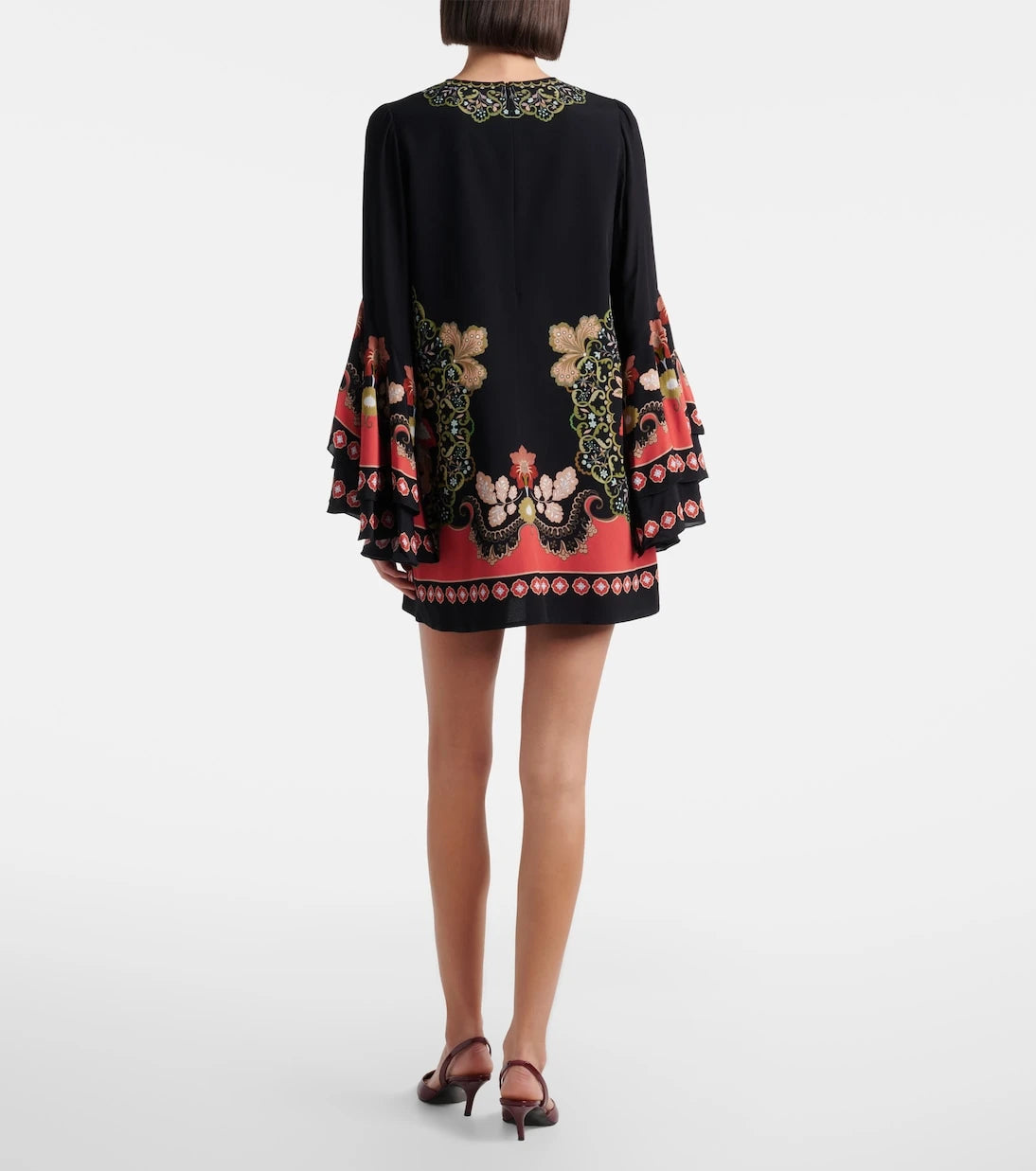 La DoubleJ - Friday printed crêpe minidress