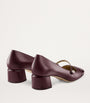 Red Elisa 45 Leather Mary Jane Pumps