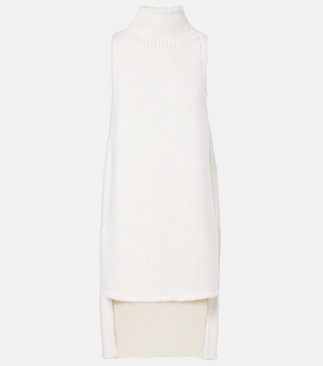Alaïa - Caped wool turtleneck top