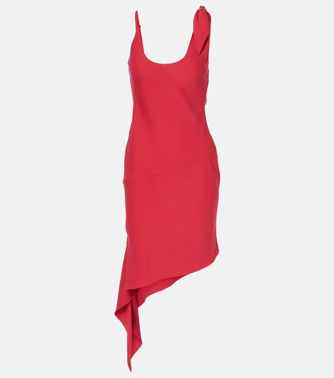 Courrèges - Scarf-detail asymmetric minidress