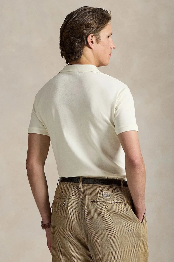Памучна тениска с яка Polo Ralph Lauren