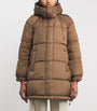 Weekend Max Mara Beige Down Water-Repellent Reversible Coat