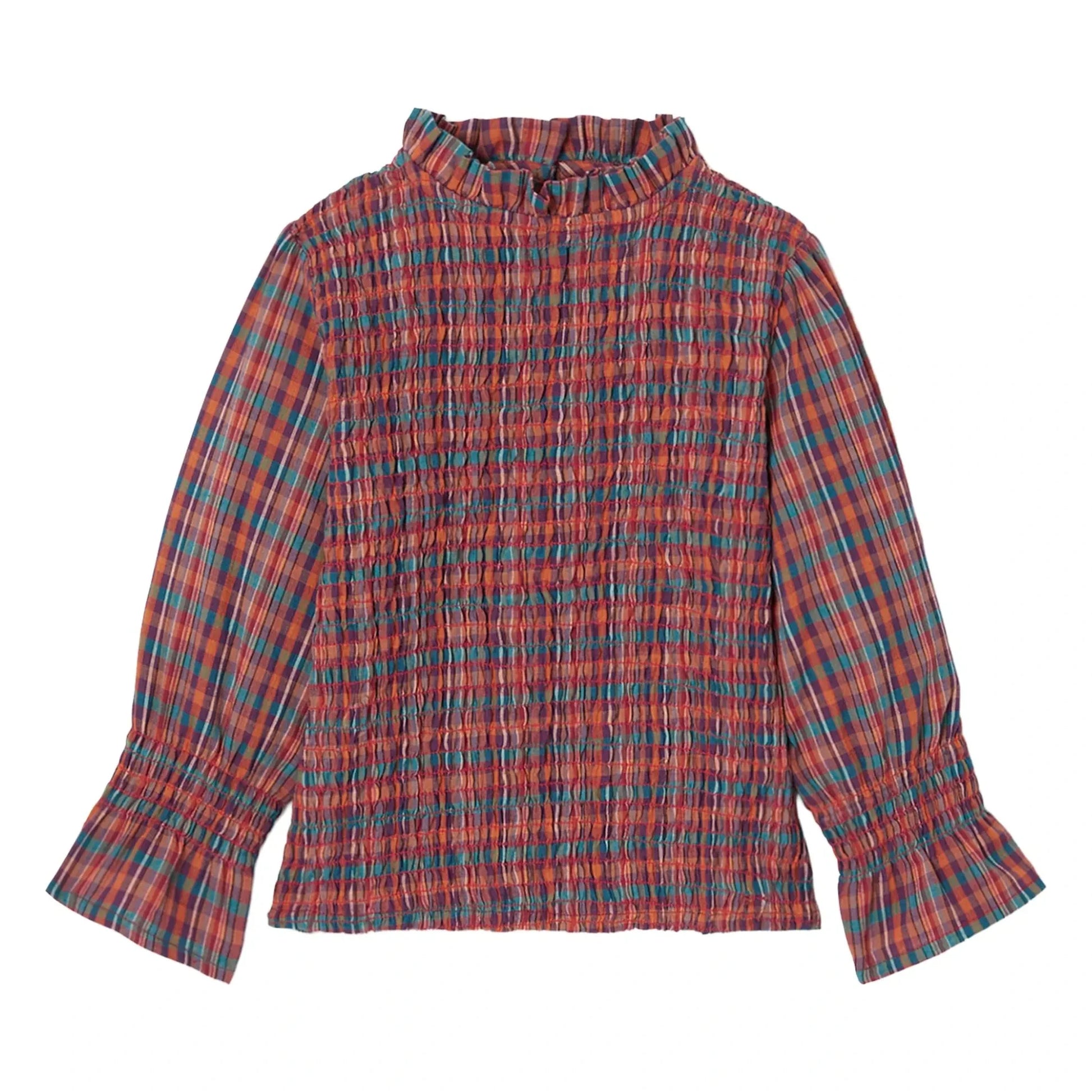 Apaches - Blouse Biya Carreaux | Brown
