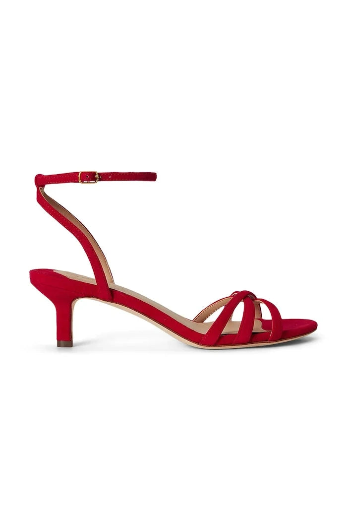 Lauren Ralph Lauren Süet Sandalet Kendyl Kttn