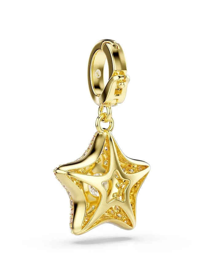 Swarovski SUBLIMA altın kaplama model rozet