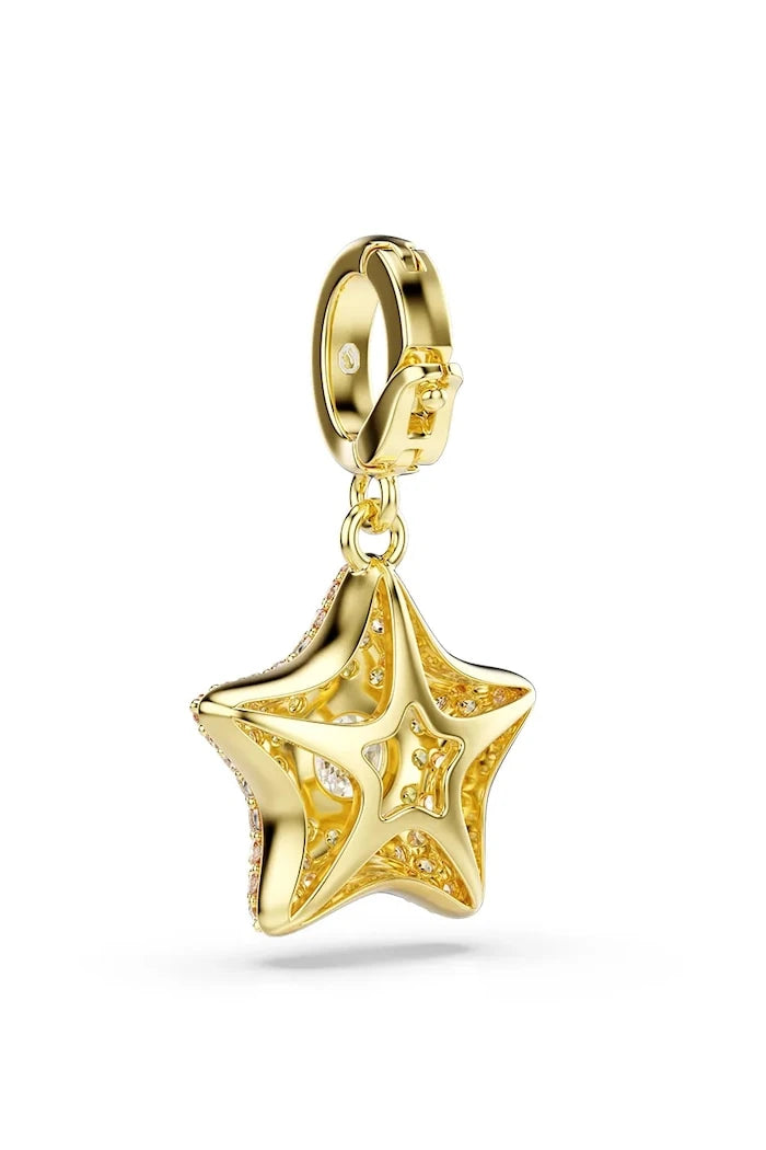 Swarovski SUBLIMA altın kaplama model rozet