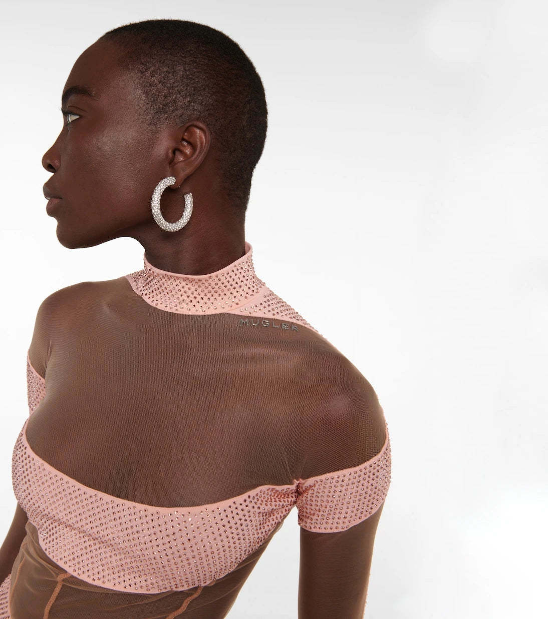 Mugler - Paneled bodysuit