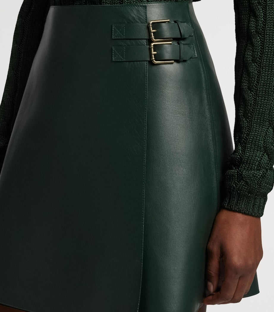 Lambskin Kyler Mini Skirt