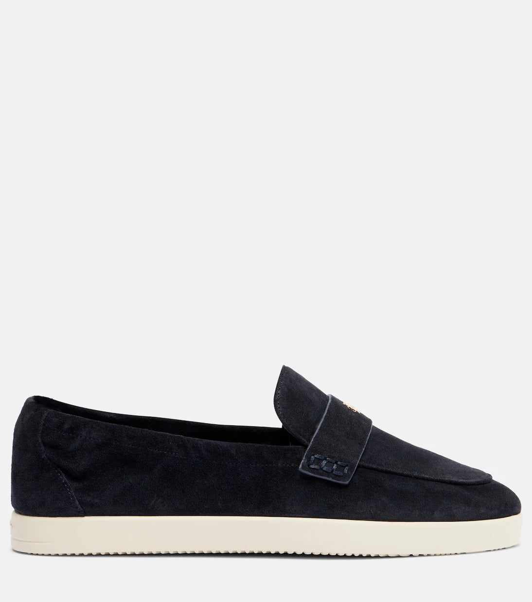 Tory Burch - Çift T süet loafer ayakkabı