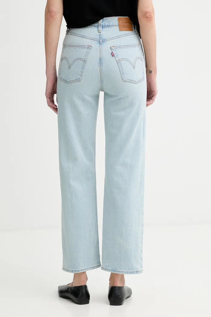 Levi's дънки straight дамски RIBCAGE STRAIGHT ANKLE