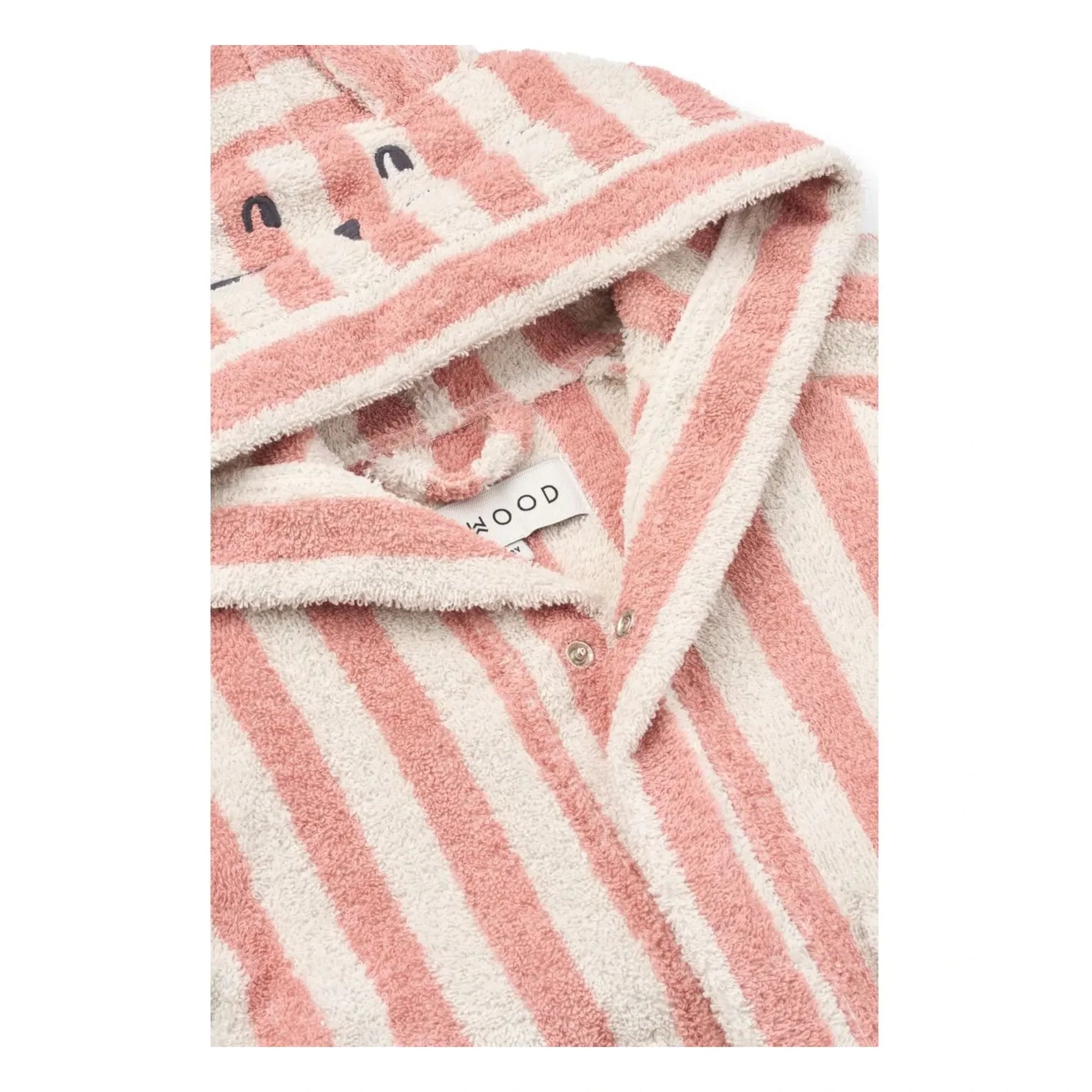 Liewood - Lily bathrobe | Coral blush/crème