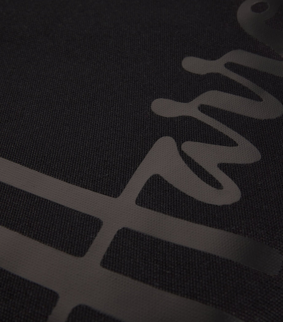 Large Cotton Logo Pouch