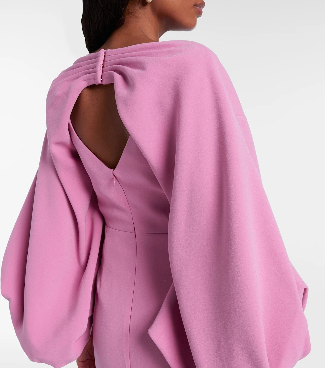 Roksanda - Garance balloon-sleeve crêpe gown