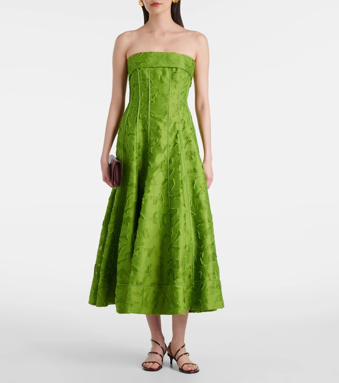 Simkhai - Imogen jacquard bustier dress